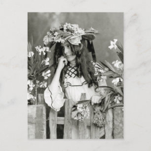 Postal Hija flor antes de su tiempo: 1902
