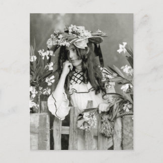 Postal Hija flor antes de su tiempo: 1902