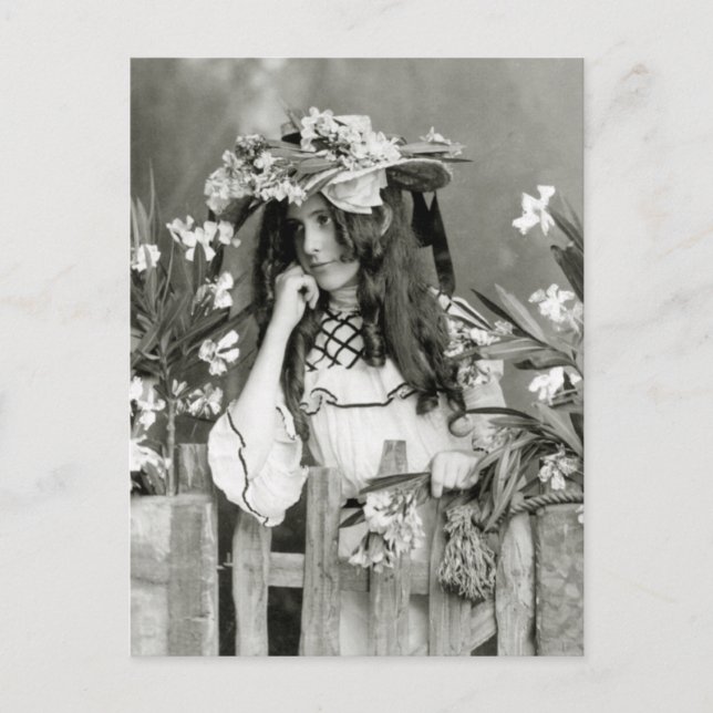 Postal Hija flor antes de su tiempo: 1902 (Anverso)