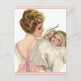 Postal Hija madre vintage