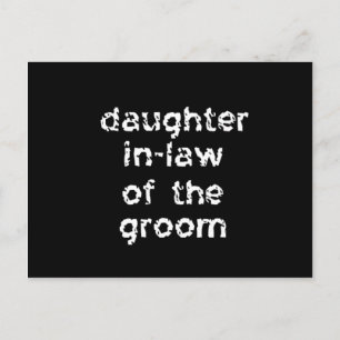 Postal Hija suegra del Groom