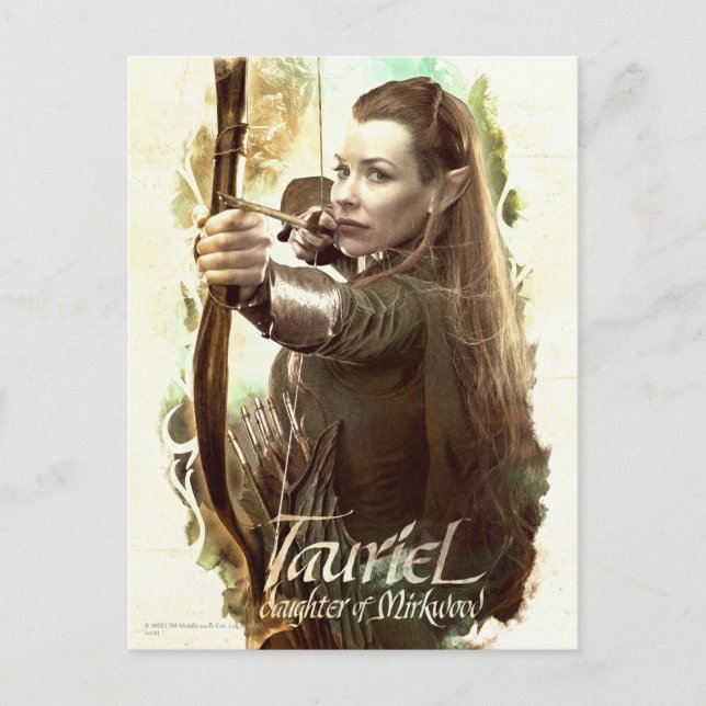 Postal Hija TAURIEL™ de Mirkwood (Anverso)