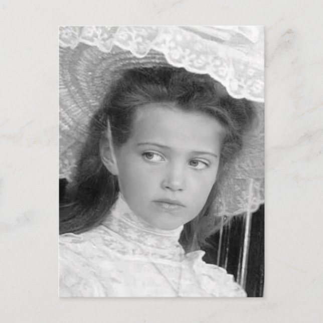 Postal Hija zar de Rusia, Gran Duquesa María (Anverso)