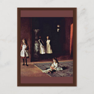 Postal Hijas De Boit Por El Sargento John Singer