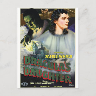 Postal HIJAS DE DRACULA, por Philip J. Riley