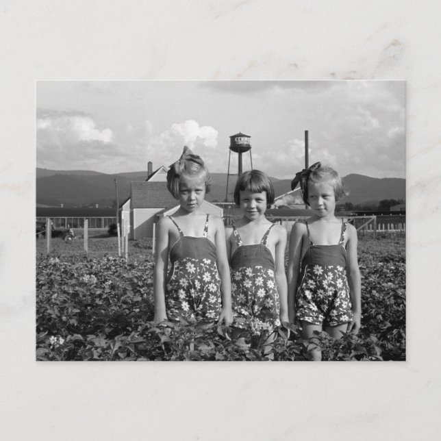 Postal Hijas de granjeros, 1939 (Anverso)