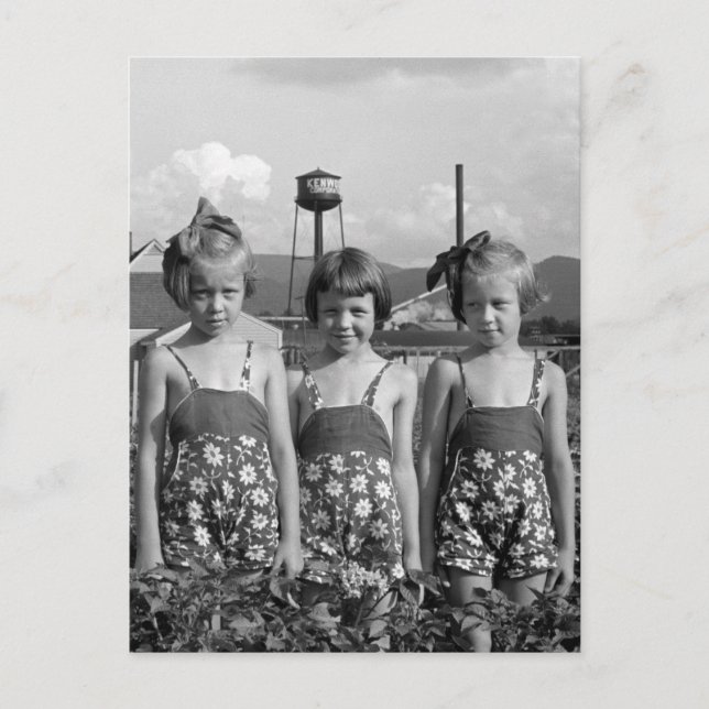 Postal Hijas de granjeros, 1939 (Anverso)