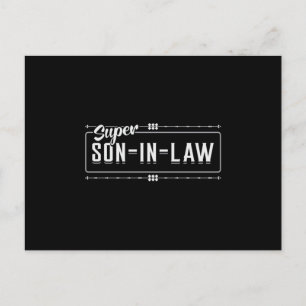 Postal Hijo De Ley Mejor Demanda Impresionante Idea De Re