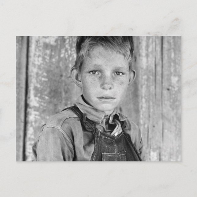 Postal Hijo de Sharecropper - 1937 (Anverso)