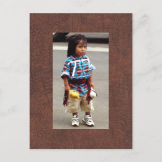 Postal Hijo nativo americano de Amanda
