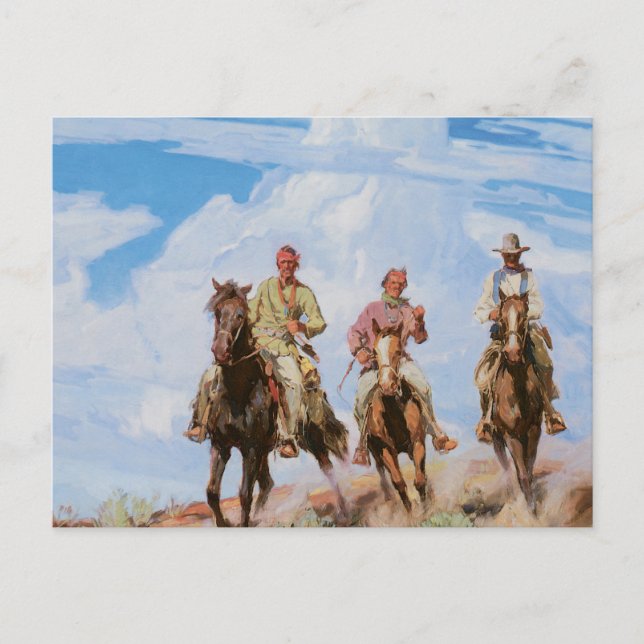 Postal Hijos del desierto (Anverso)