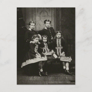 Postal Hijos del Rey Eduardo VII #007UK