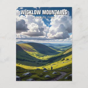 Postal Hiker en el Parque Nacional de las Montañas Wicklo