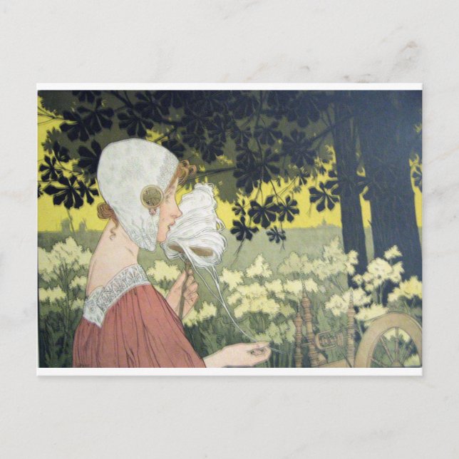 POSTAL HILANDERO BRODEUSE (Anverso)