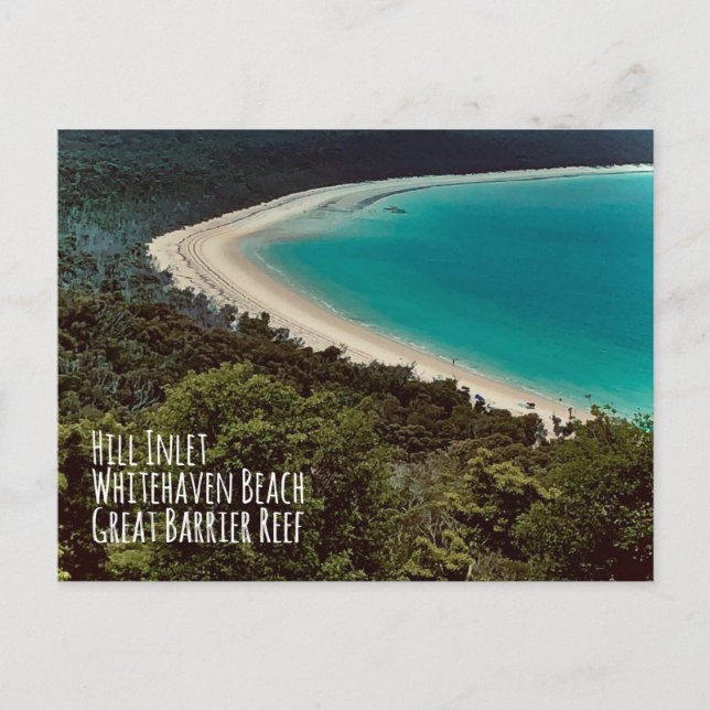 Postal Hill Inlet, Playa Whitehaven, GBR (Anverso)