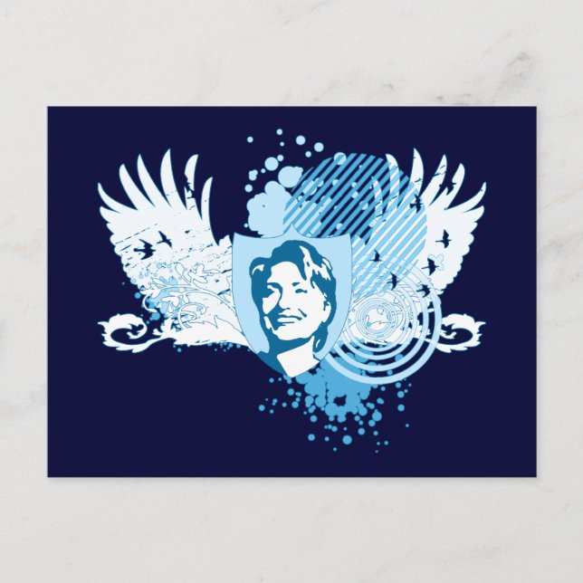 Postal hillary clinton 08. (Anverso)