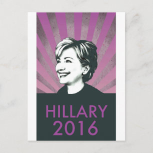 Postal Hillary Clinton 2016
