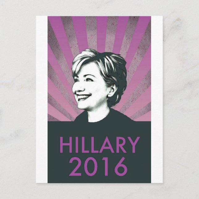 Postal Hillary Clinton 2016 (Anverso)