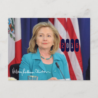 Postal Hillary Clinton 2016