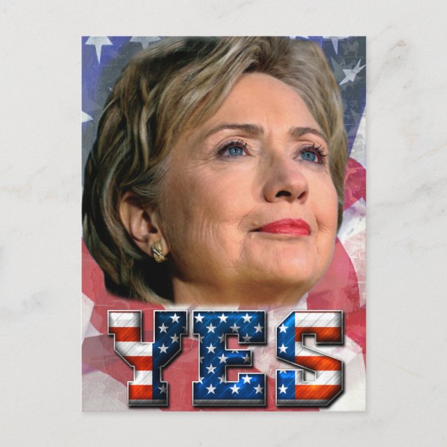 Postal Hillary Clinton 2016 (Anverso)