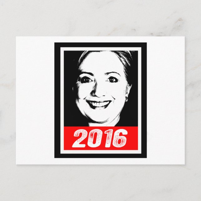 Postal HILLARY CLINTON 2016 INK ART.png (Anverso)