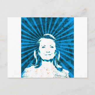 Postal Hillary Clinton para la presidencia 2016