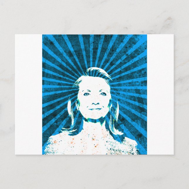 Postal Hillary Clinton para la presidencia 2016 (Anverso)