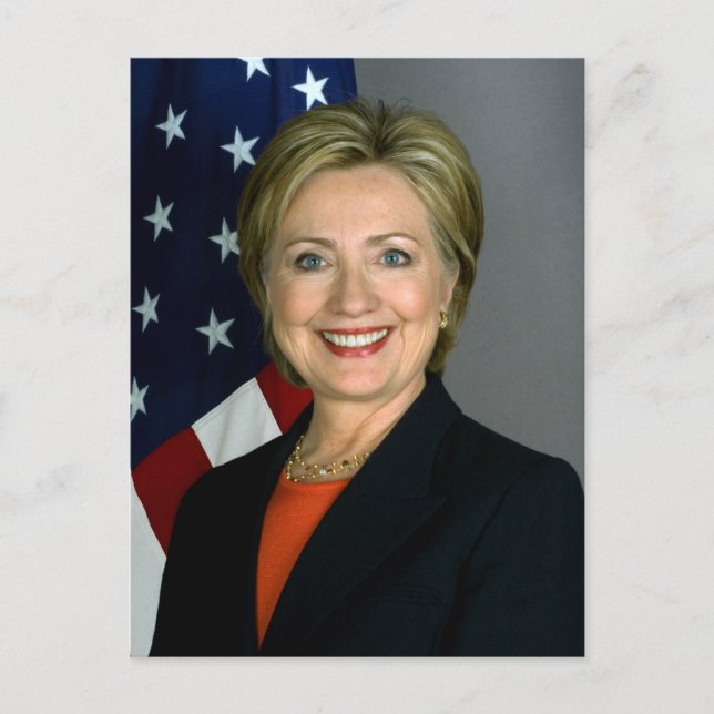 Postal Hillary Clinton Postcard (Anverso)
