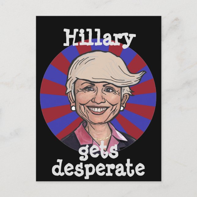 Postal Hillary consigue a pelo del desesperado-Triunfo la (Anverso)