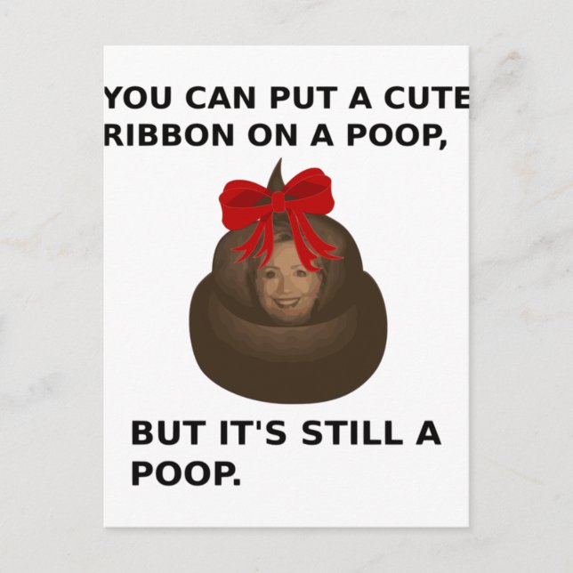 Postal Hillary Poop (Anverso)