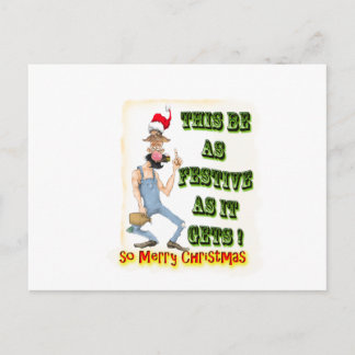 Postal Hillbilly Festive a medida que llega
