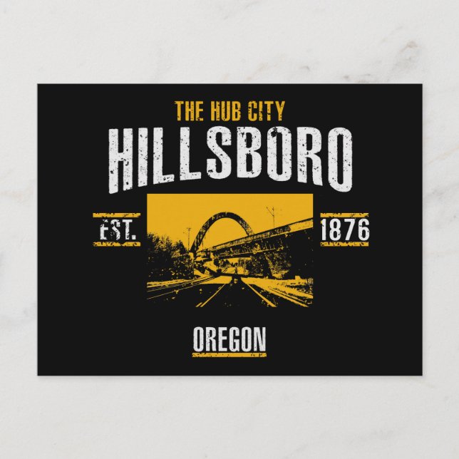 Postal Hillsboro (Anverso)