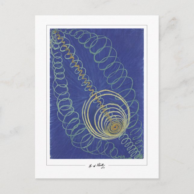 Postal Hilma af Klint #10 - Arte fino (Anverso)