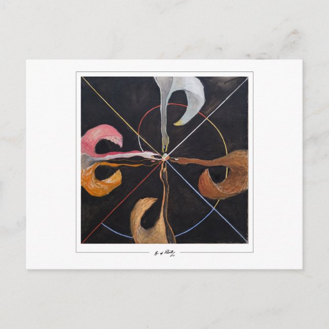 Postal Hilma af Klint #20 - Fine Art (Anverso)
