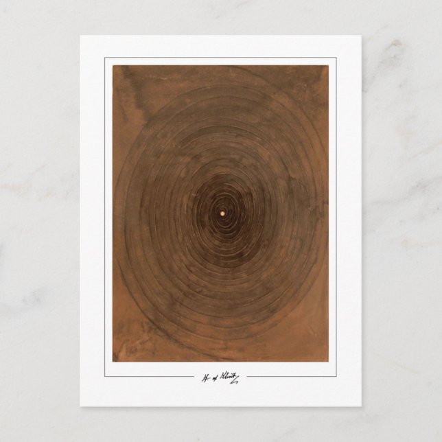 Postal Hilma af Klint #58 - Arte (Anverso)