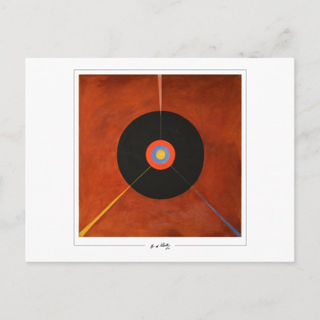 Postal Hilma af Klint #59 - Arte (Anverso)