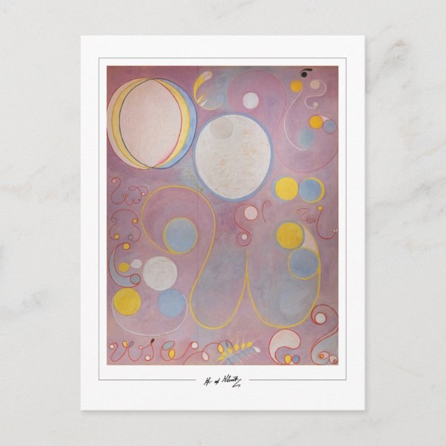 Postal Hilma af Klint #90 - Fine Art (Anverso)