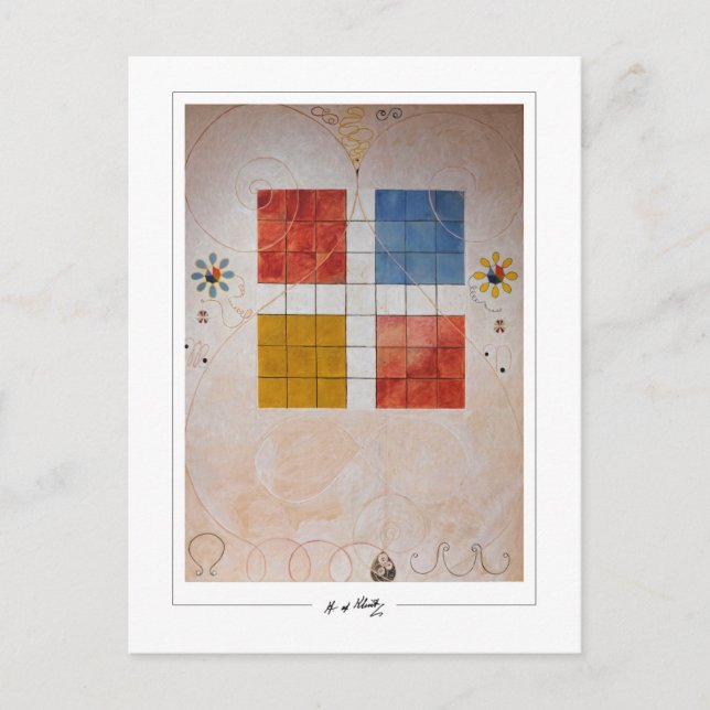 Postal Hilma af Klint #91 - Fine Art (Anverso)