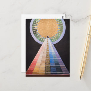 Postal Hilma Af Klint, Altarpiece Nº 1, Resumen de Arte