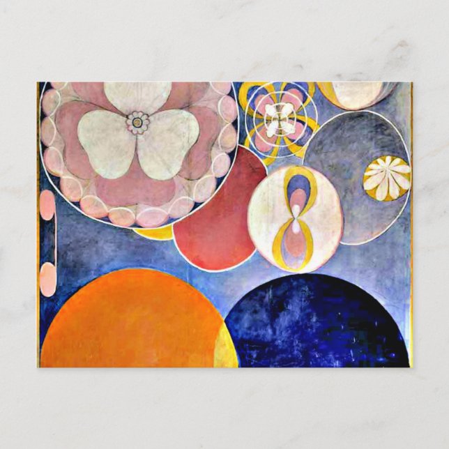 Postal Hilma af Klint - De Tio Storsta, Barnaaldern (Anverso)