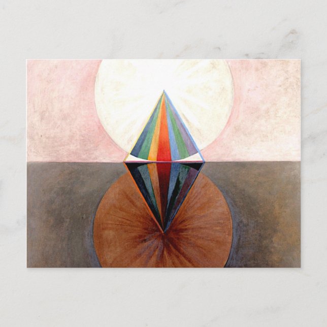 Postal Hilma Af Klint El Cisne No 12 (Anverso)