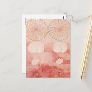 Postal Hilma Af Klint, El Diez Mayor No9, Arte Resumen