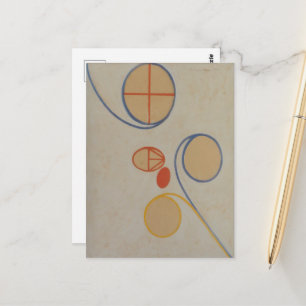 Postal Hilma Af Klint, Estrella No2 De Siete Puntos, Resu