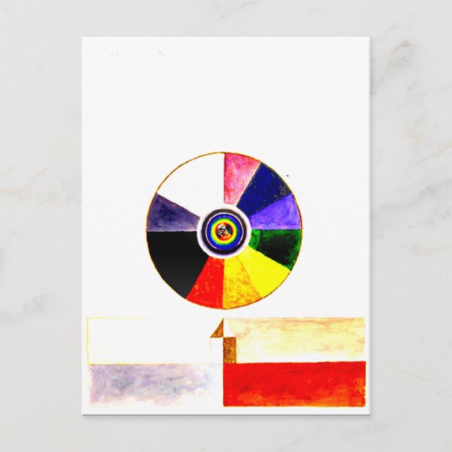 Postal Hilma af Klint - Serie VII, Nº 7d, 1920 (Anverso)