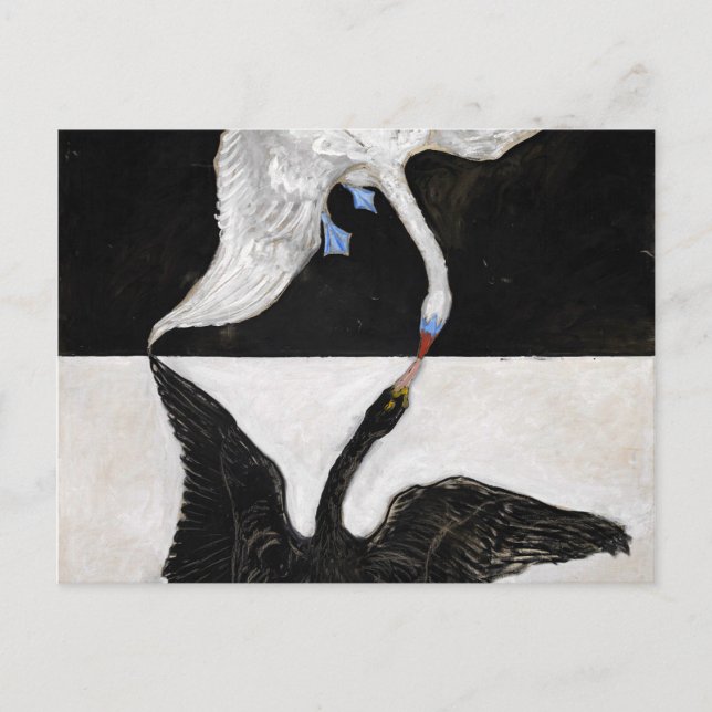 Postal Hilma Af Klint Swan no 1 (Anverso)