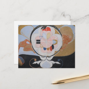 Postal Hilma Af Klint, The Evolution No.13, Resumen de Ar