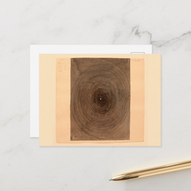 Postal Hilma Af Klint, The Parsifal No.1 , Abstract Art (Anverso/Reverso In Situ)