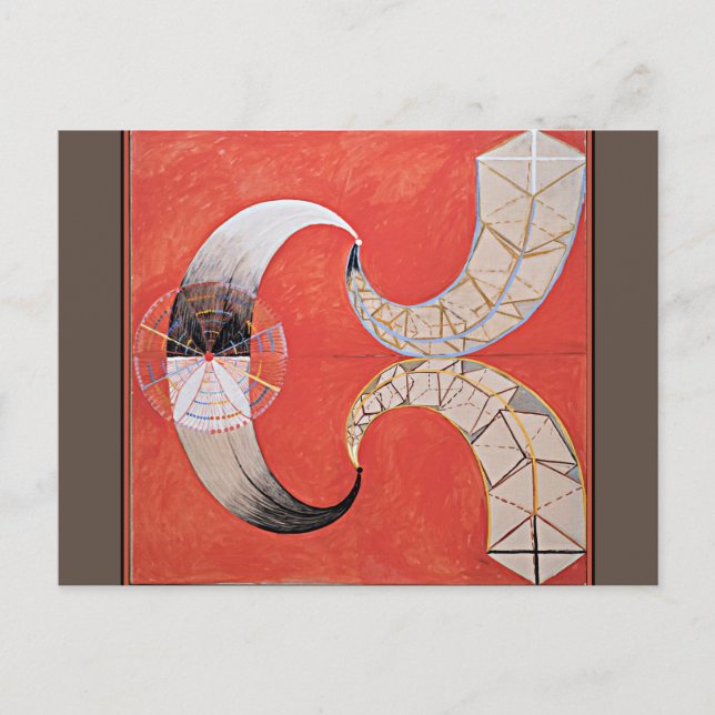 Postal Hilma af Klint - The Swan No. 09 (Anverso)