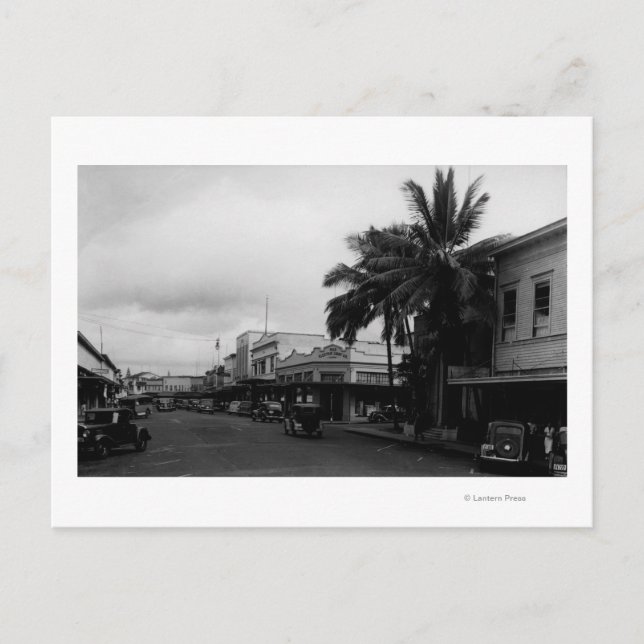 Postal Hilo, Hawaii Street View PhotographHilo, HI (Anverso)