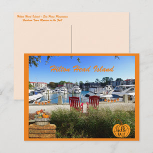 Postal Hilton Head Island Harbour Town Marina Hello Fall